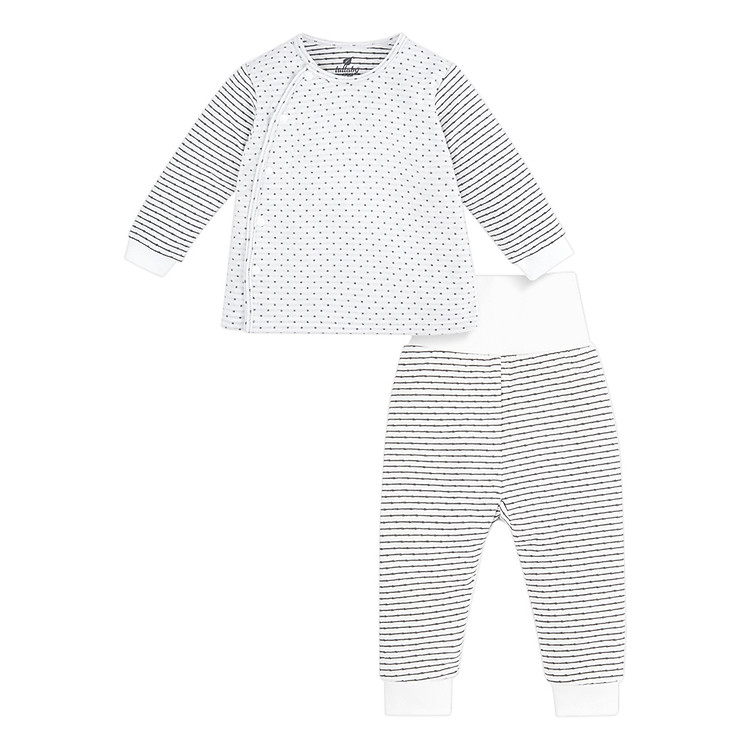 Bộ Cài Lệch Dài Tay Dày Lullaby NH23-19