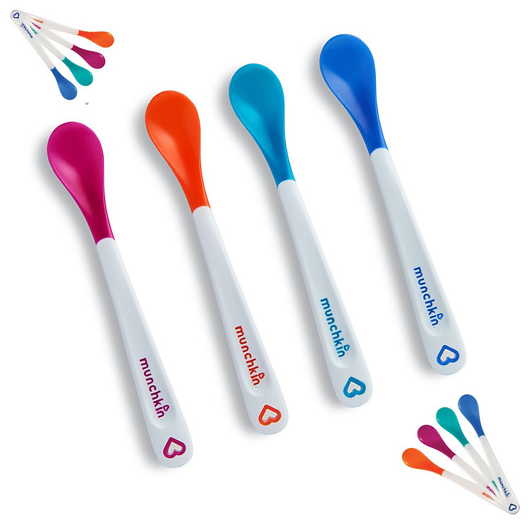 Bộ 4 thìa ăn dặm Munchkin Mỹ Chính hãng Ưu đãi