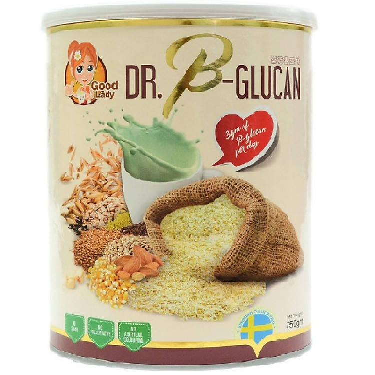 Bột ngũ cốc dinh dưỡng cao cấp Dr. B-Glucan (Dành cho người ăn kiêng hoặc tiểu đường) - hộp thiếc 750g