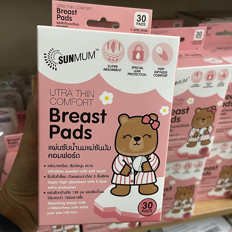 Mua Lót thấm sữa Sunmum Thái Lan 30 miếng Giá tốt - Hình ảnh 2