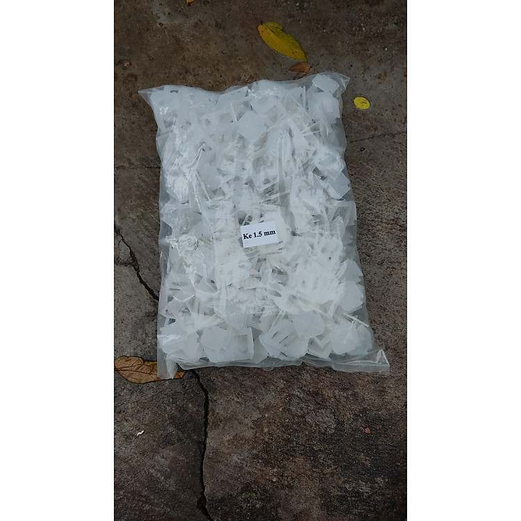 Túi 1 kg Ke nêm cân bằng lát gạch (nhựa PP nguyên sinh) 1mm, 1,5mm, 2mm - Kìm bóp dụng cụ phụ kiện ốp lát