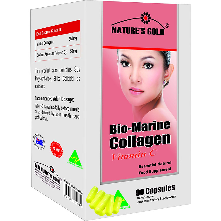 BIO Marine Collagen 350mg & VitaminC (90viên/hộp)