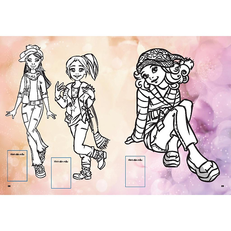 Dán Hình & Tô Màu Sticker Girl Fashion Nhà Thiết Kế Tài Ba - Tập 5 - Ảnh 6