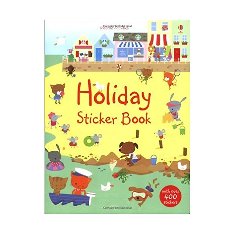 Sách Usborne Holiday Sticker Book
