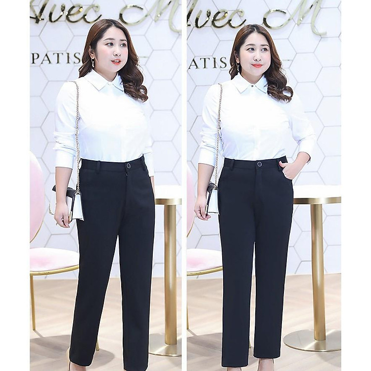 QUẦN Tây NỮ BIG SIZE, QUẦN BAGGY NỮ BIGSIZE, SIZE LỚN, SIZE ĐẠI SIZE TO 3XL 4XL 5XL 6XL, 65KG-80KG