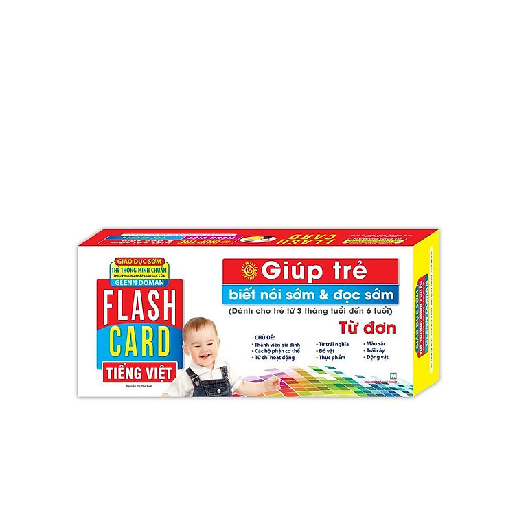 Flashcards Tiếng Việt – Từ Đơn – Giáo Dục Sớm