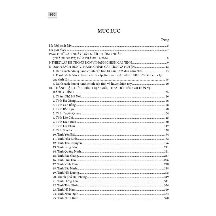 THÀNH LẬP VÀ THAY ĐỔI ĐỊA DANH, ĐỊA GIỚI ĐƠN VỊ HÀNH CHÍNH TRONG LỊCH SỬ VIỆT NAM (bộ 2 tập) - Ảnh 7