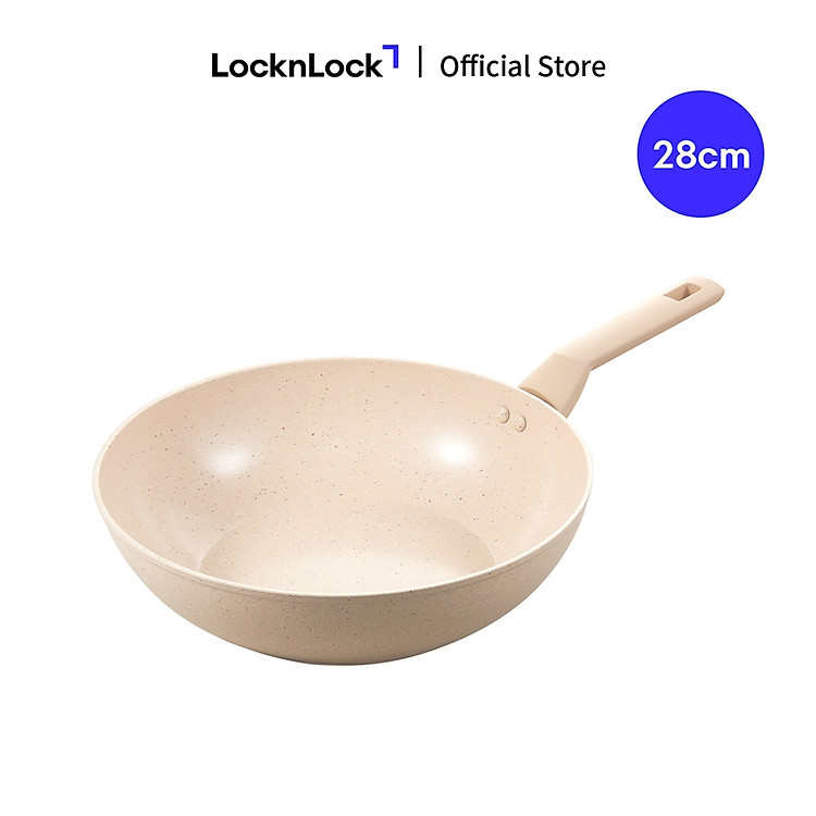 Chảo Chống Dính Phủ Ceramic LocknLock Marble Ceramic IH, Hãng Chính Hãng, Dùng Được Bếp Từ - JoyMall