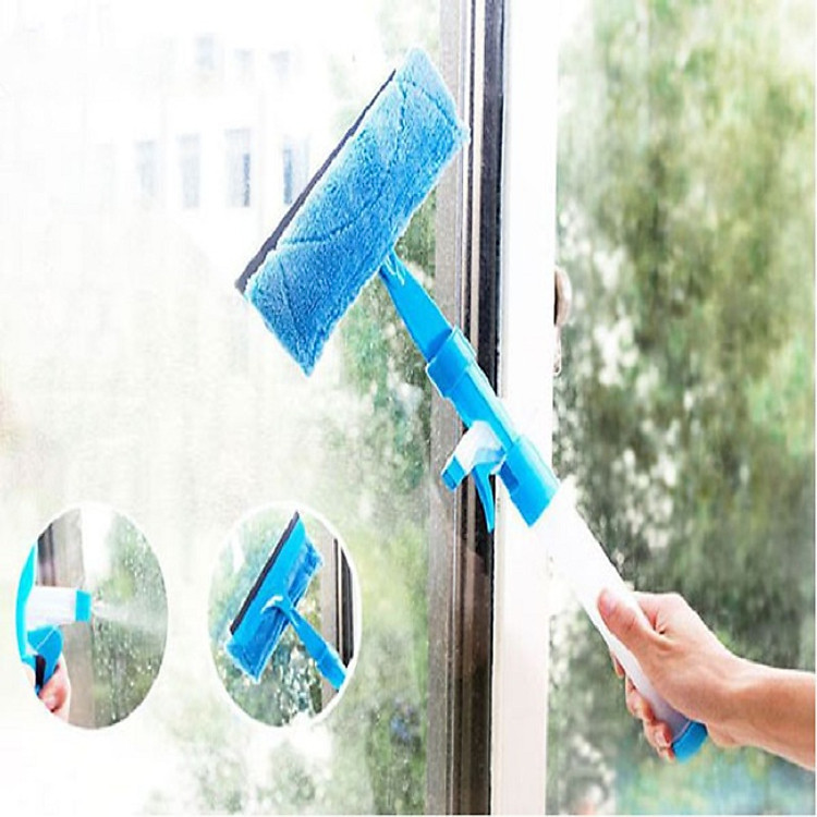 Cây lau kính kèm bình xịt BIDAMOP-giao màu ngẫu nhiên