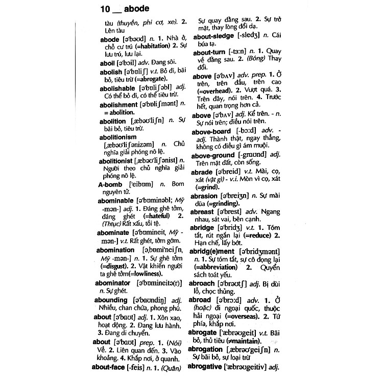 Từ Điển Anh-Việt - 75000 Mục Từ Và Định Nghĩa (Tái Bản 2023) - Ảnh 5