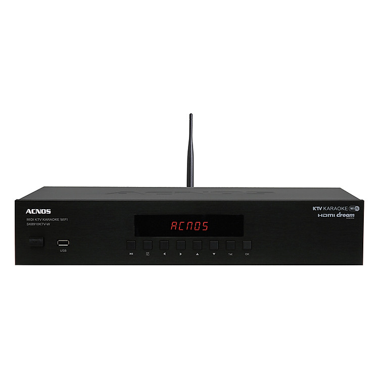 Đầu Karaoke Wifi Acnos SK8910KTV-W (Đen) - Hàng Chính Hãng