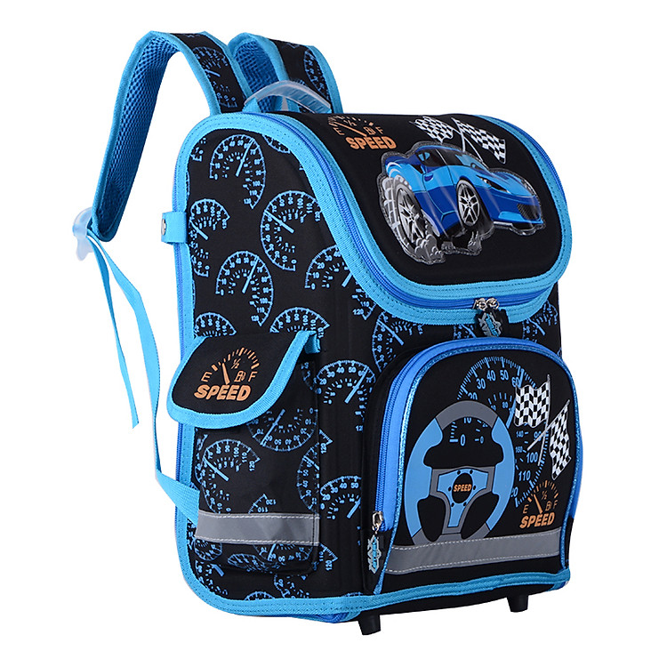 Balo chống gù lưng dạng hộp cho học sinh các cấp-SPEED