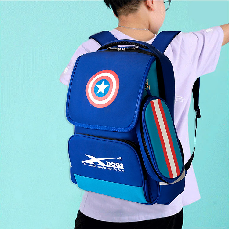 Balo học sinh nam cấp 1 Xbags Xb 3017
