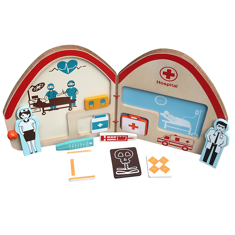 Đồ chơi Bé tập làm bác sĩ Chính hãng Tiết kiệm - Hình ảnh 2