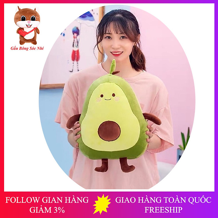 Mua tại MyKingdom: Gấu bông quả bơ 25cm cao cấp - Ngập tràn khuyến mãi