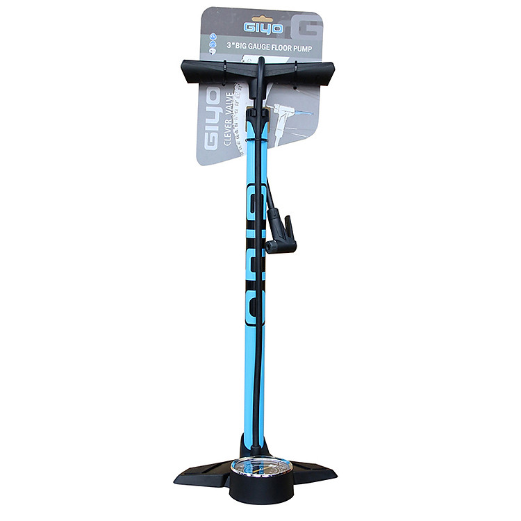 Bơm xe đạp xe gắn máy GIYO GF-2530 thân thép