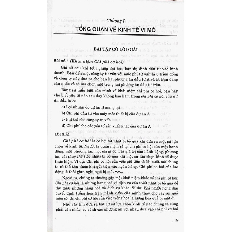 Bài Tập Kinh Tế Vi Mô Chọn Lọc - Ảnh 3
