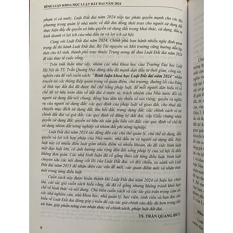 Bình luận khoa học Luật Đất đai năm 2024 - Ảnh 4