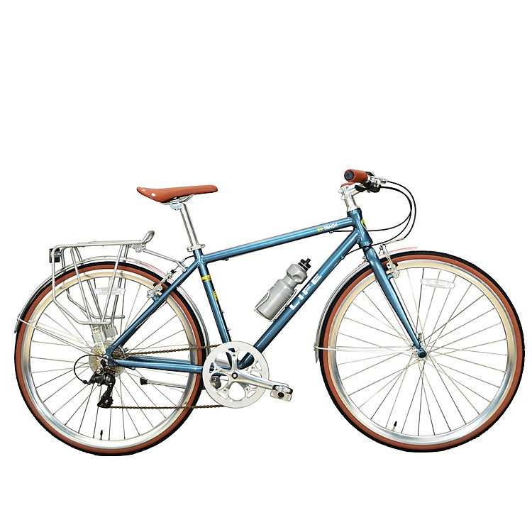 Xe Đạp Chính Hãng Đài Loan LIFE R9 TRACK -2020 | Khung Hợp Kim Nhôm Kiểu Giả Cổ | Groupset SHIMANO CLARIS R2000 - 8 TầngLíp, Sơn Tĩnh Điện Có Ánh Kim, Lốp Kenda 700x28C