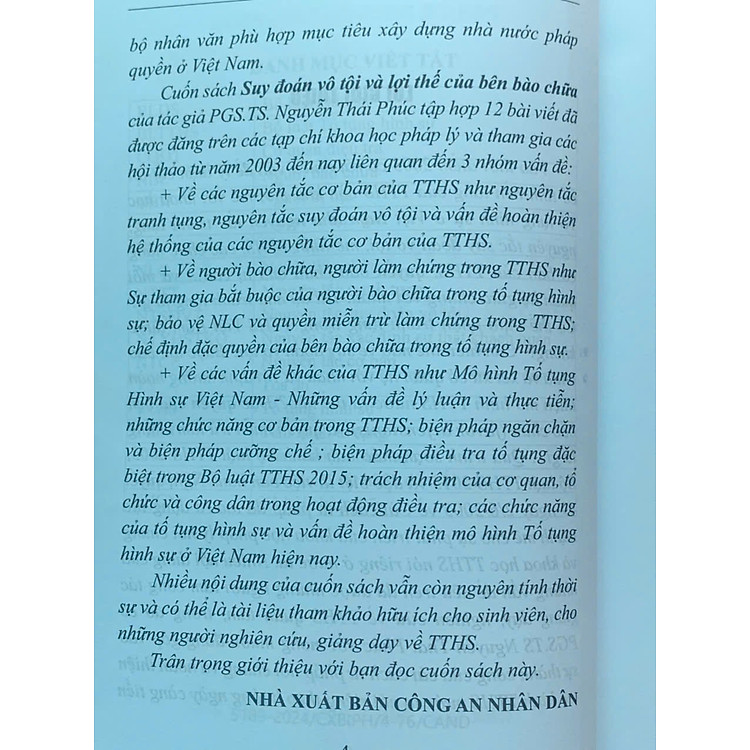 Suy Đoán Vô Tội Và Lợi Thế Của Bên Bào Chữa - Ảnh 3