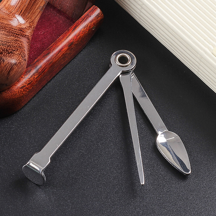 Bộ vệ sinh tẩu thuốc 3 in 1 thép không gỉ - Ảnh 3