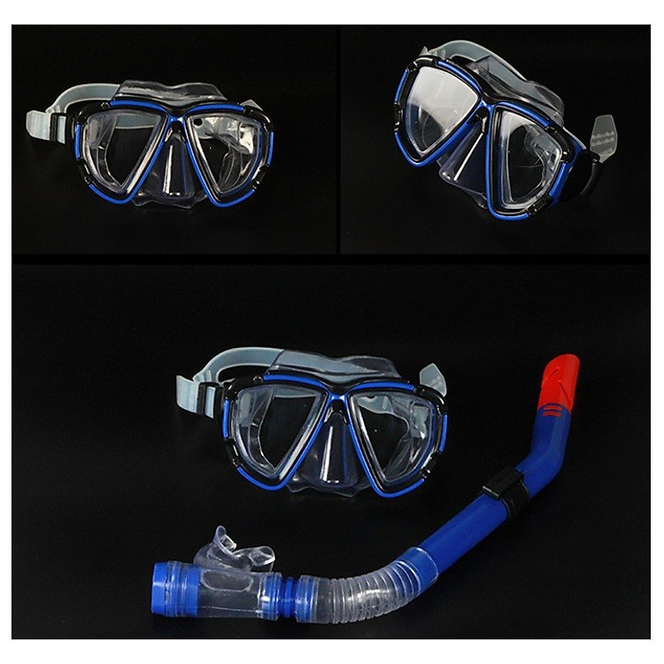 Kính lặn và ống thở (giao màu ngẫu nhiên)
