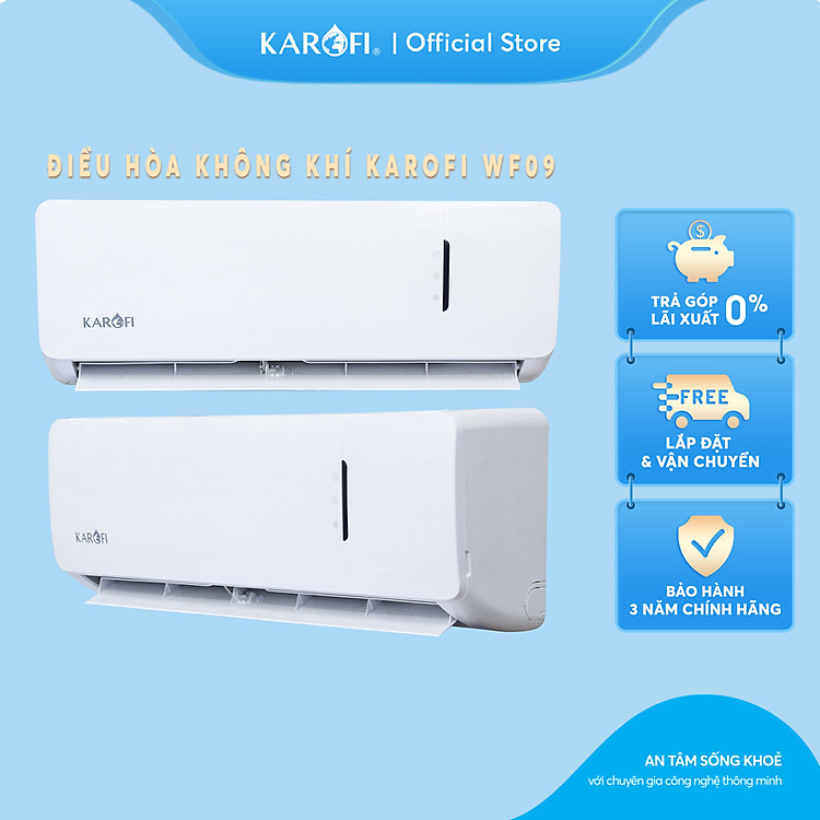 Điều Hòa Karofi KDC-WF09, 9000BTU- Hàng Chính Hãng - Giao Hàng Toàn Quốc
