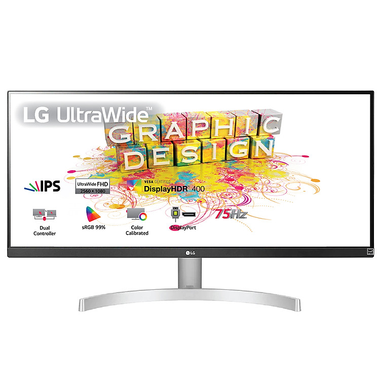 Màn Hình LG 29WN600-W 29 Inch Full HD (2560x1080) 5ms 75Hz - Hàng Chính Hãng
