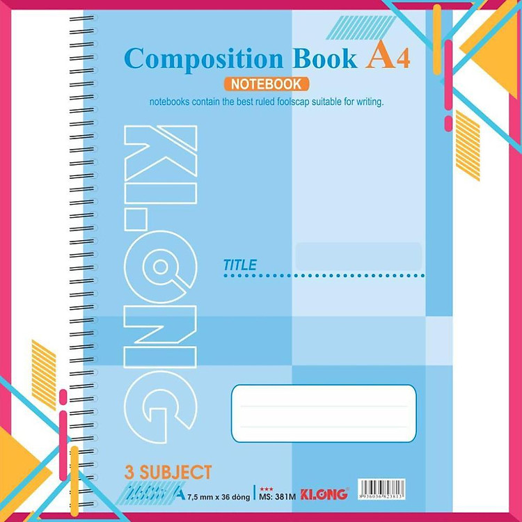 Sổ Lò Xo KLONG A4 (260 trang)