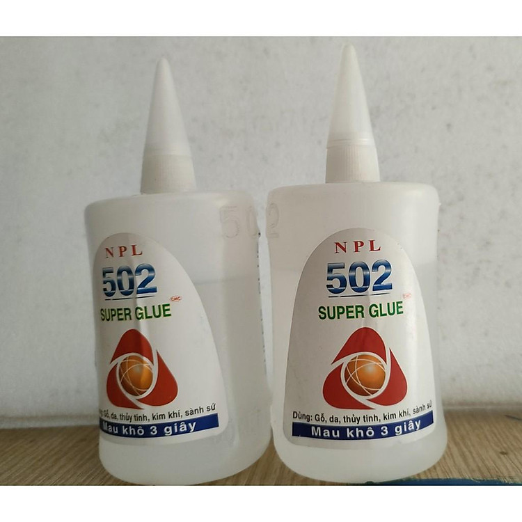 Keo 502 lọ 100g dùng dán gỗ, sắt