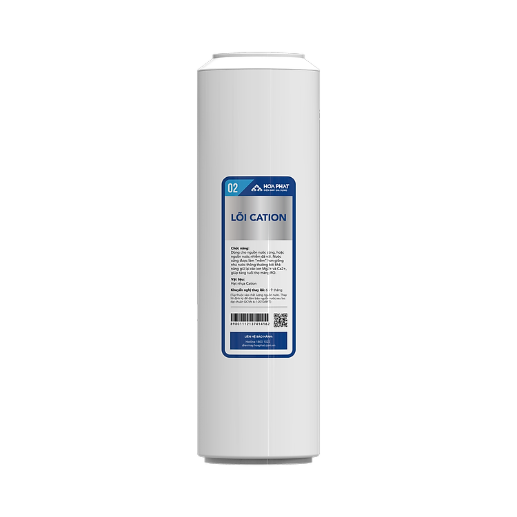 Lõi số 2 – Lõi than hoạt tính Cation Hòa Phát - Hàng Chính Hãng