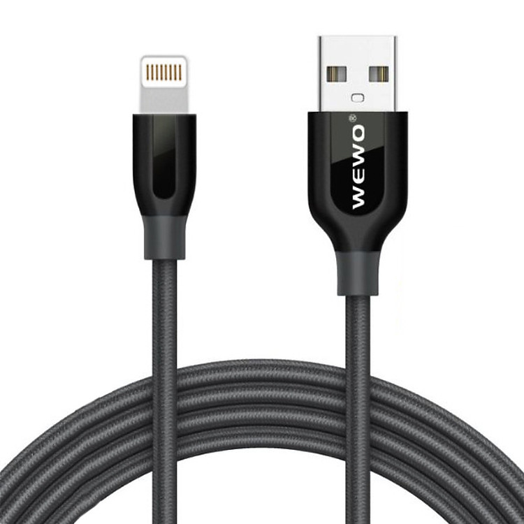 Cáp Sạc Nhanh WEWO WCA001 lightning 2.4A cho Apple - Hàng Chính Hãng