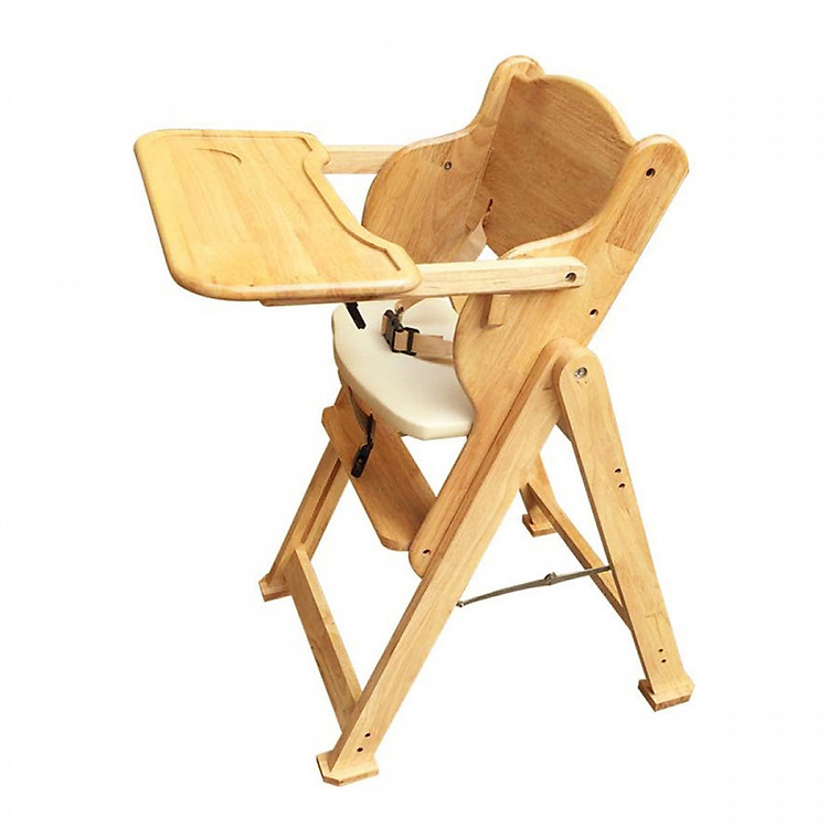 Ghế ăn cho bé bằng gỗ 001