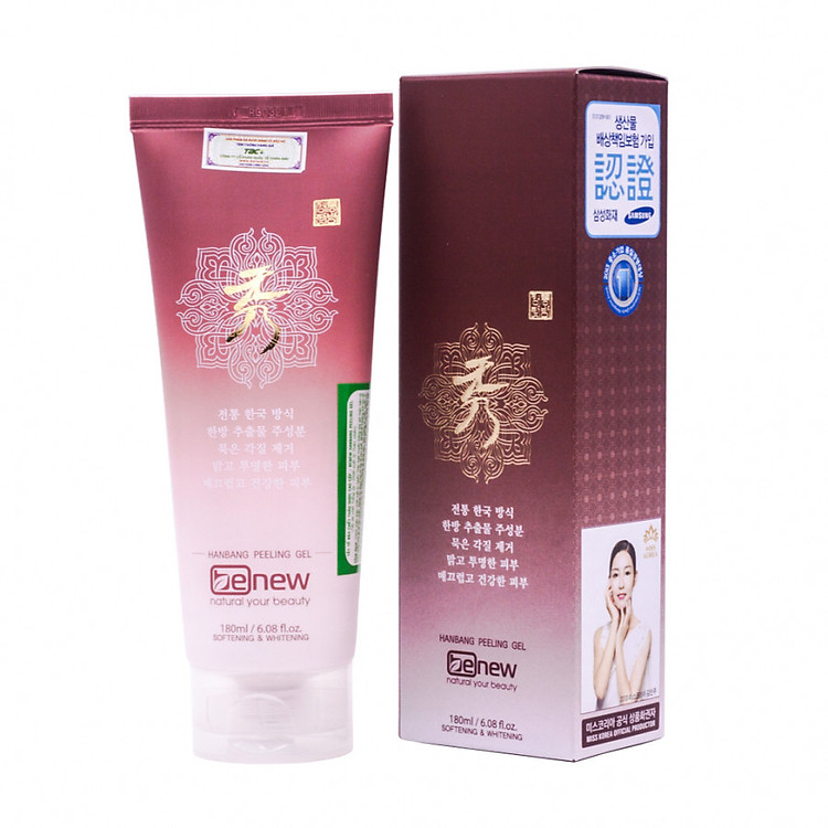 Kem tẩy tế bào chết tinh chất thảo mộc cho da mụn Hàn Quốc Benew (180ml) – Hàng Chính Hãng