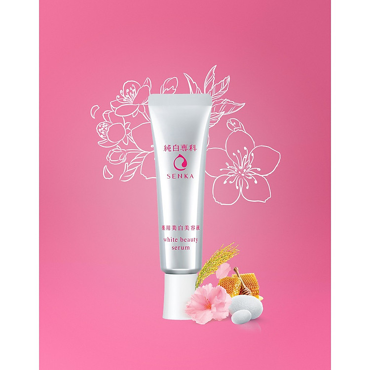 Serum Dưỡng Trắng Da Senka Nhật 35g