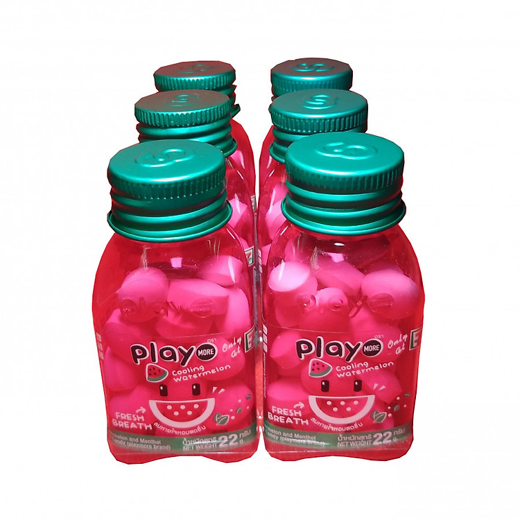 Hộp 6 Hủ kẹo Play More Dưa Hấu