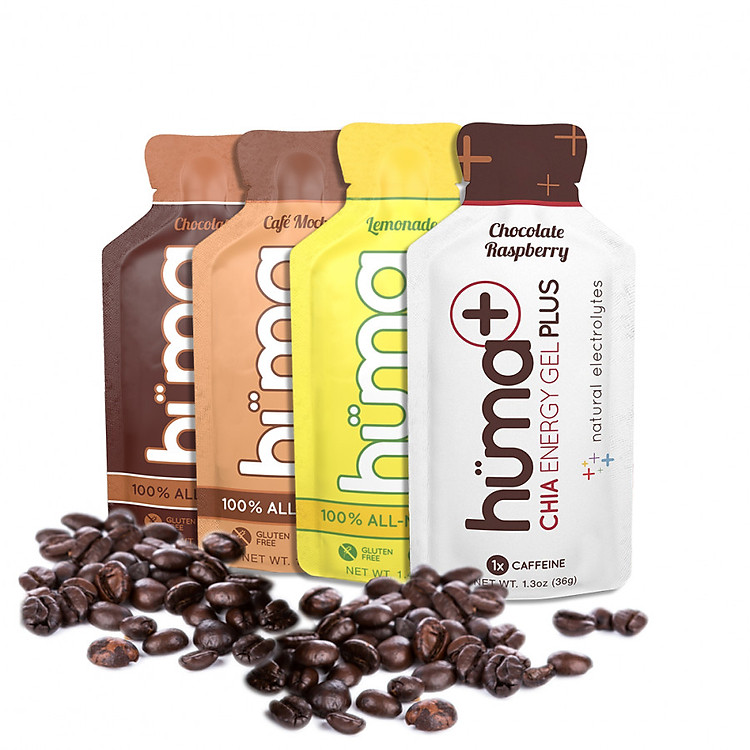 Combo 4 Gói Gel Năng Lượng Huma Caffeinated Mix