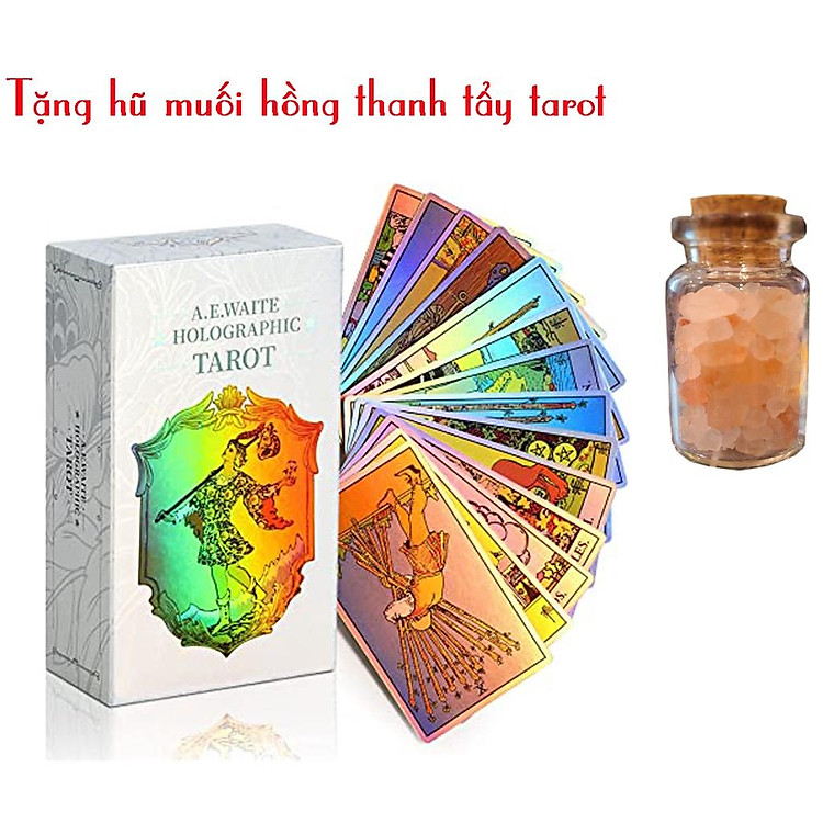 Mua tại Tiki: Mua Bộ bài tarot A.E Waite Holographic Chính hãng Giá tốt