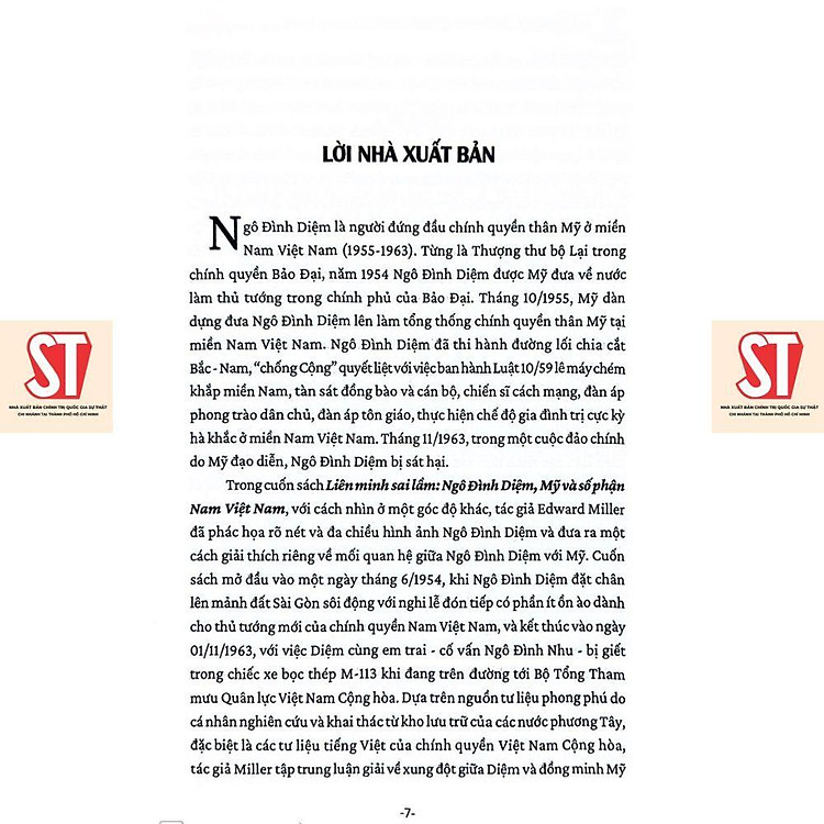 Liên Minh Sai Lầm - Ngô Đình Diệm, Mỹ Và Số Phận Nam Việt Nam - Ảnh 5