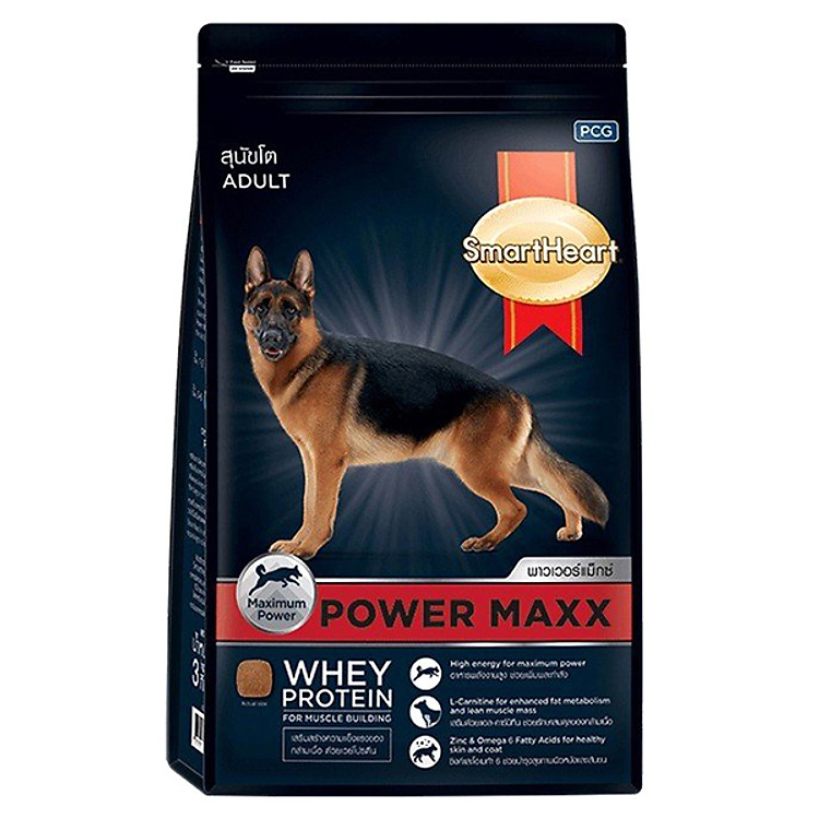 Đồ Ăn Chó Trưởng Thành SmartHeart Power Maxx (1Kg)