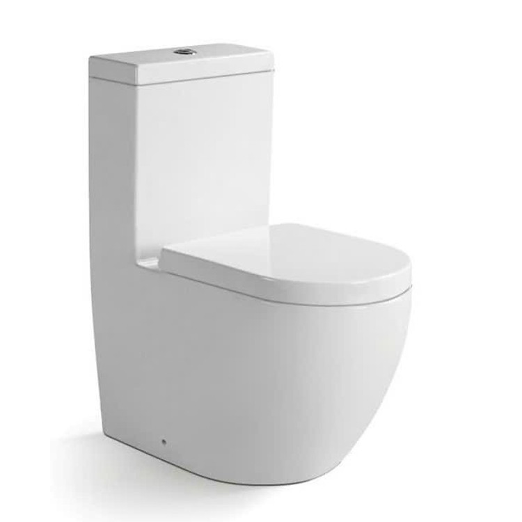 Bộ bàn cầu 1 khối( P-TRAP), kích thước: 680*360*810mm, màu Glossy White, hiệu Trevi