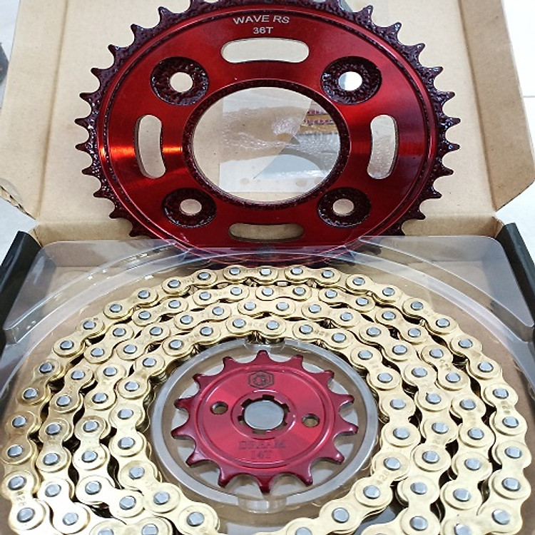 Bộ nhông sên dĩa xe Honda Wave RS / Wave A / Wave RSX / Wave S / Future Neo / Blade