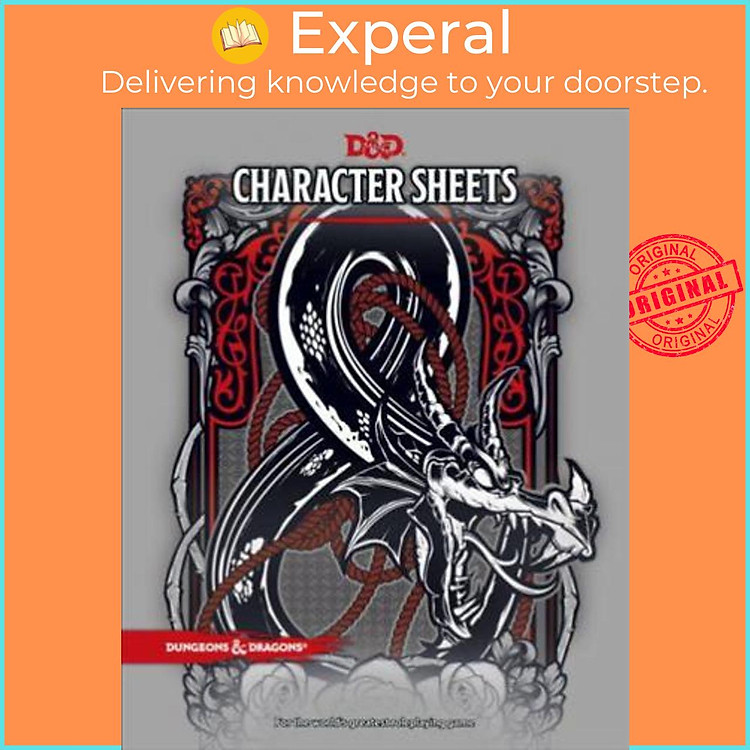 Sách - D&D Character Sheets by Wizards Rpg Team (US edition, paperback)
