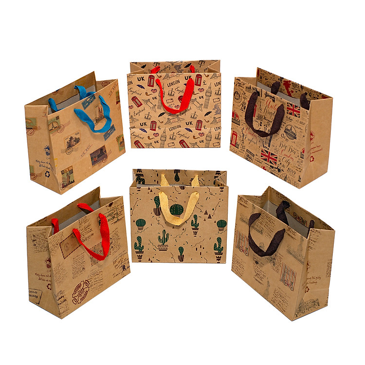 Túi Kraft Ngang Nhỏ KN002 (18 x 16 x 8 cm)