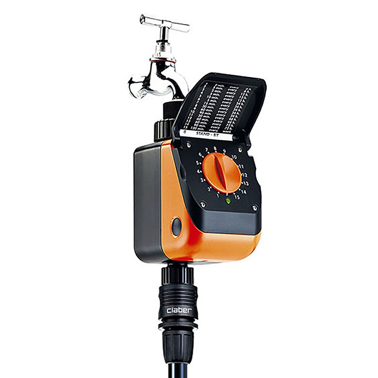 Bộ Hẹn Giờ Tưới Cây Tự Động 15 Kênh Vặn 8419 - Kết Nối Cảm Biến Mưa