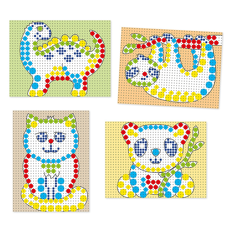 Đồ chơi xếp nút nhựa QUERCETTI 0923 Chính hãng Giá rẻ - Hình ảnh 3