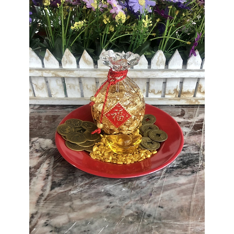 Bộ combo đồ thờ cúng Cầu Tài Lộc trang trí bàn thờ ông thần tài thổ địa