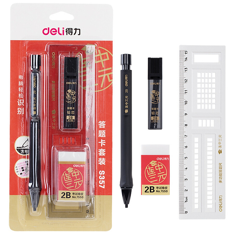 Bút Chì Trắc Nghiệm Deli S357