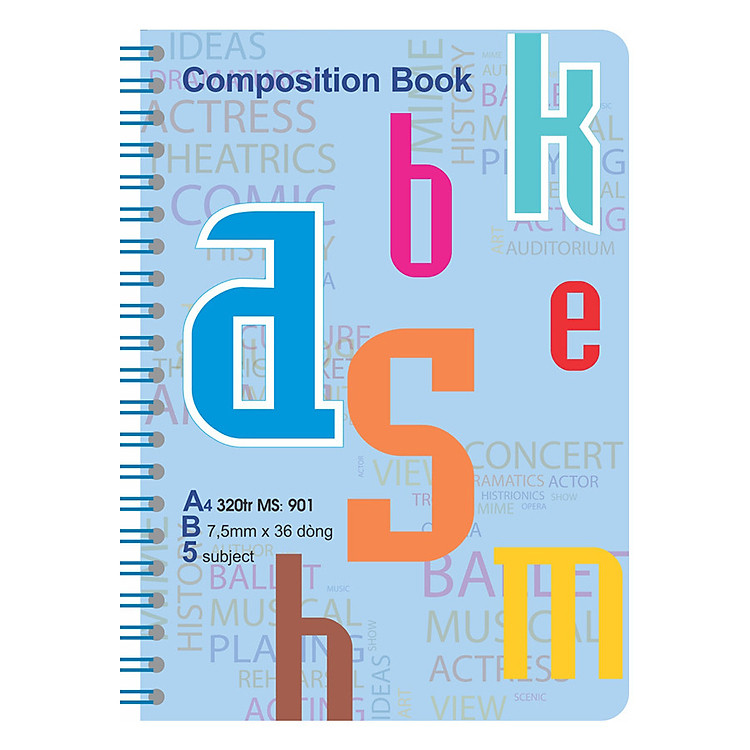 Sổ Lò Xo Klong 906 (320 trang) – Xanh dương