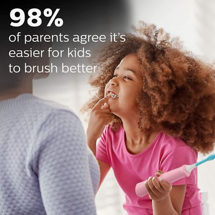 Bàn chải điện trẻ em Philips Sonicare Chính hãng Tiết kiệm - Hình ảnh 4